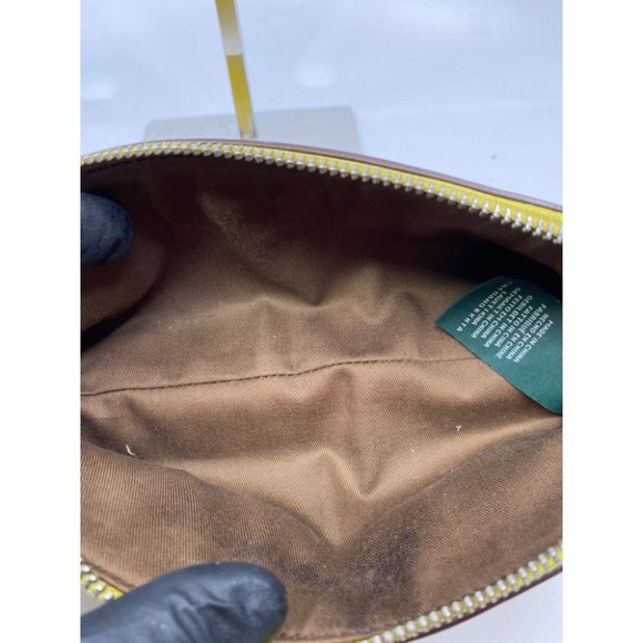 Lauren Ralph Lauren Women's Yellow Cosmetic Bag - Picture 6 of 6
